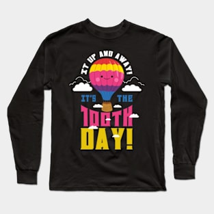 it up up and away it_s 100th day Long Sleeve T-Shirt